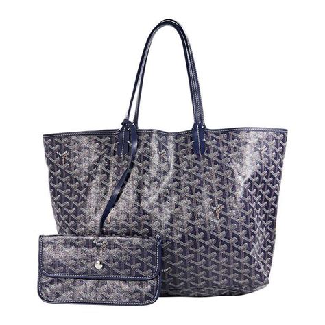 goyard st louis tote navy blue|goyard st louis pm price.